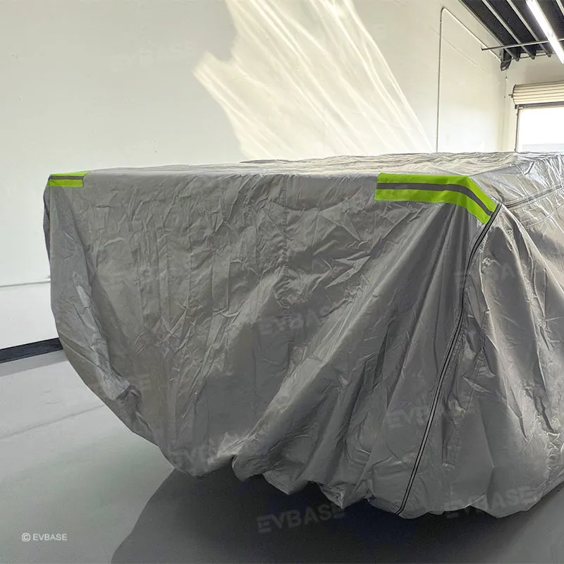 Tesla Cybertruck Full Car Covers Waterproof Sliver Coating All Weather Outdoor Protection Exterior Accessories