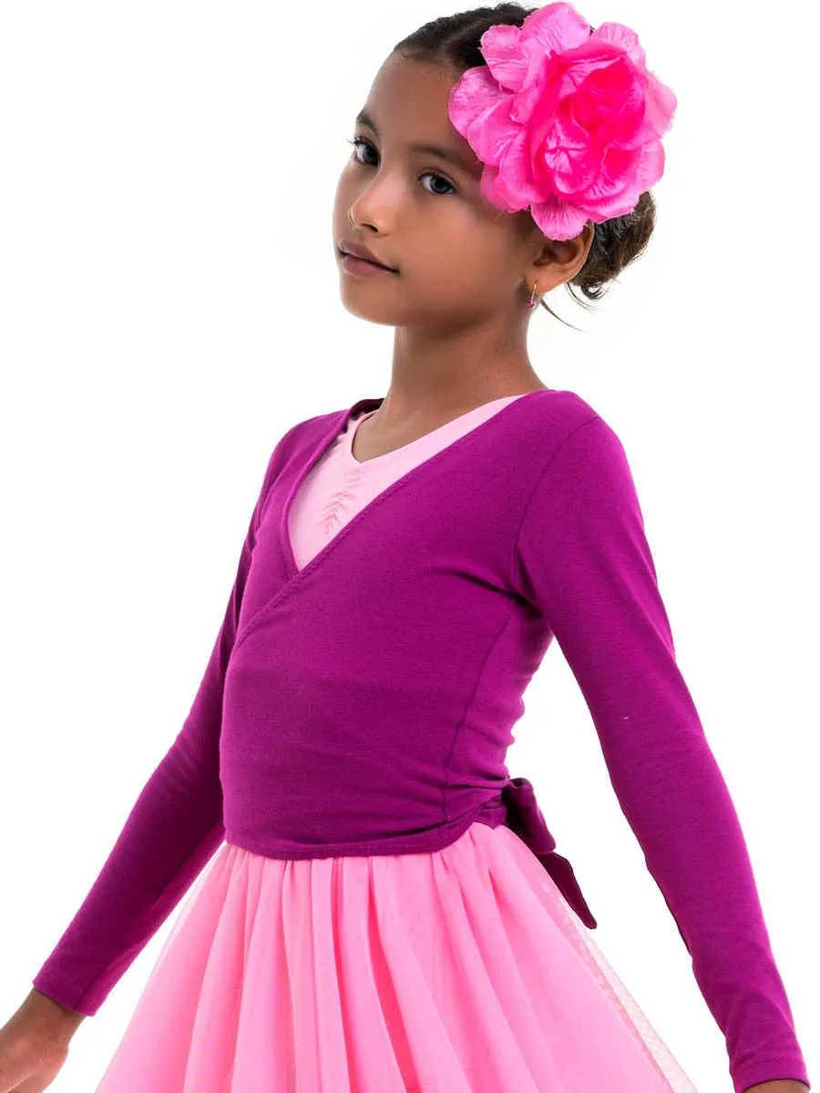 Top Pattern - Girls Gym & Dance - WRAP TOP (S509)