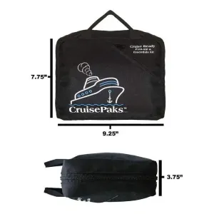Travel First Aid Kit | Bag Only | Holds 250  Pieces | Cruise Essentials | Cruisepaks