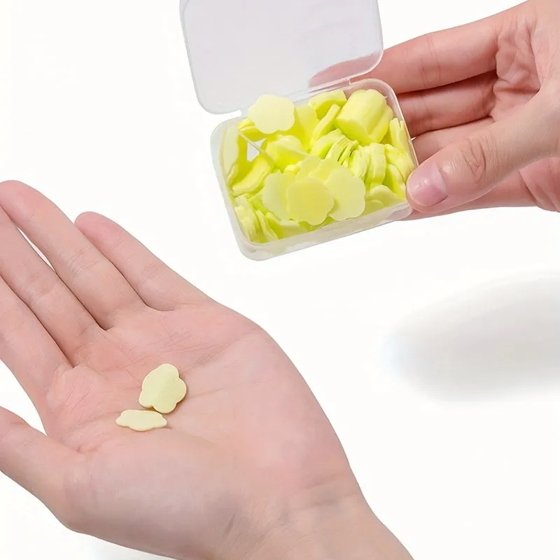 TravelFriendly Soap Tablets 2100pcs Portable Hand Wash Soap Paper