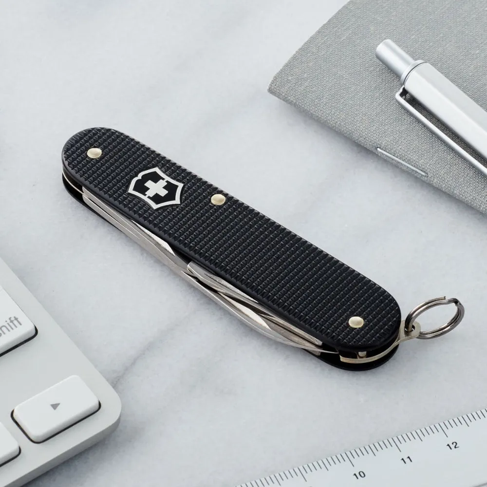 Victorinox Swiss Army Cadet Alox Pocket Knife 9 Functions - Black