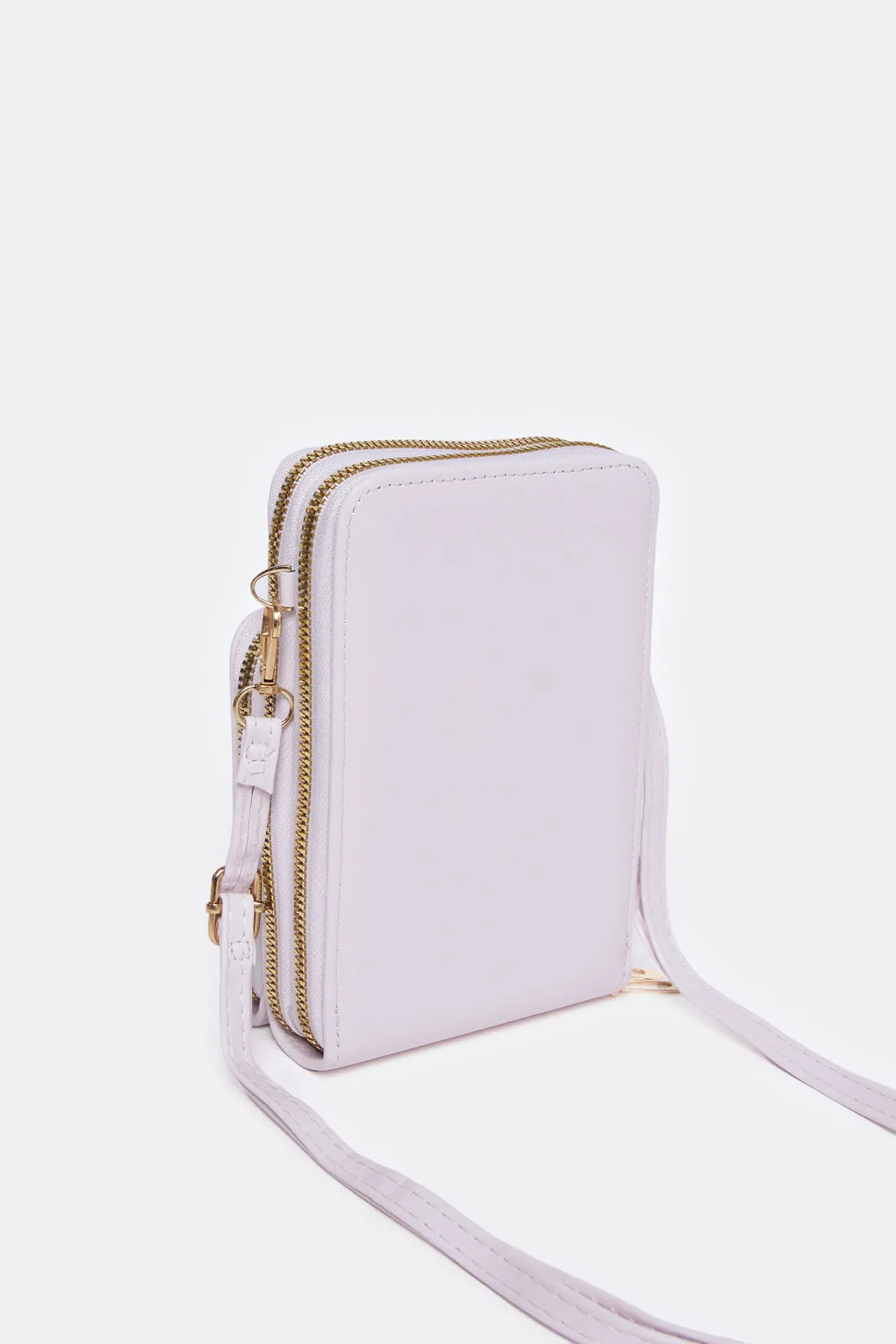 Women White Mobile Wallet