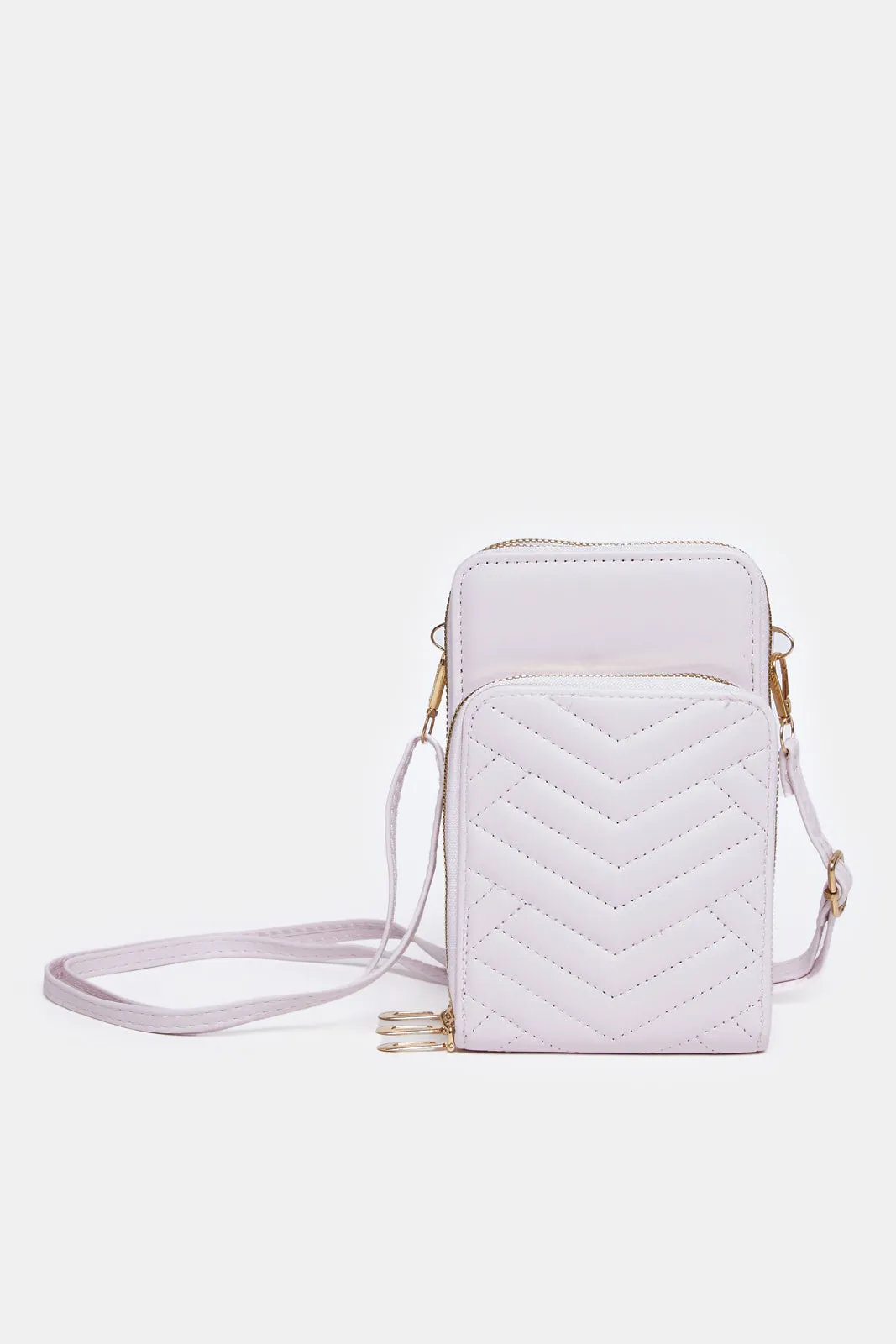 Women White Mobile Wallet