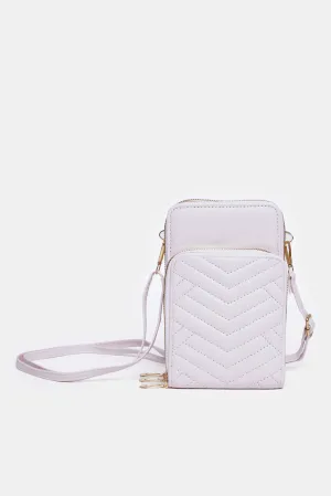 Women White Mobile Wallet