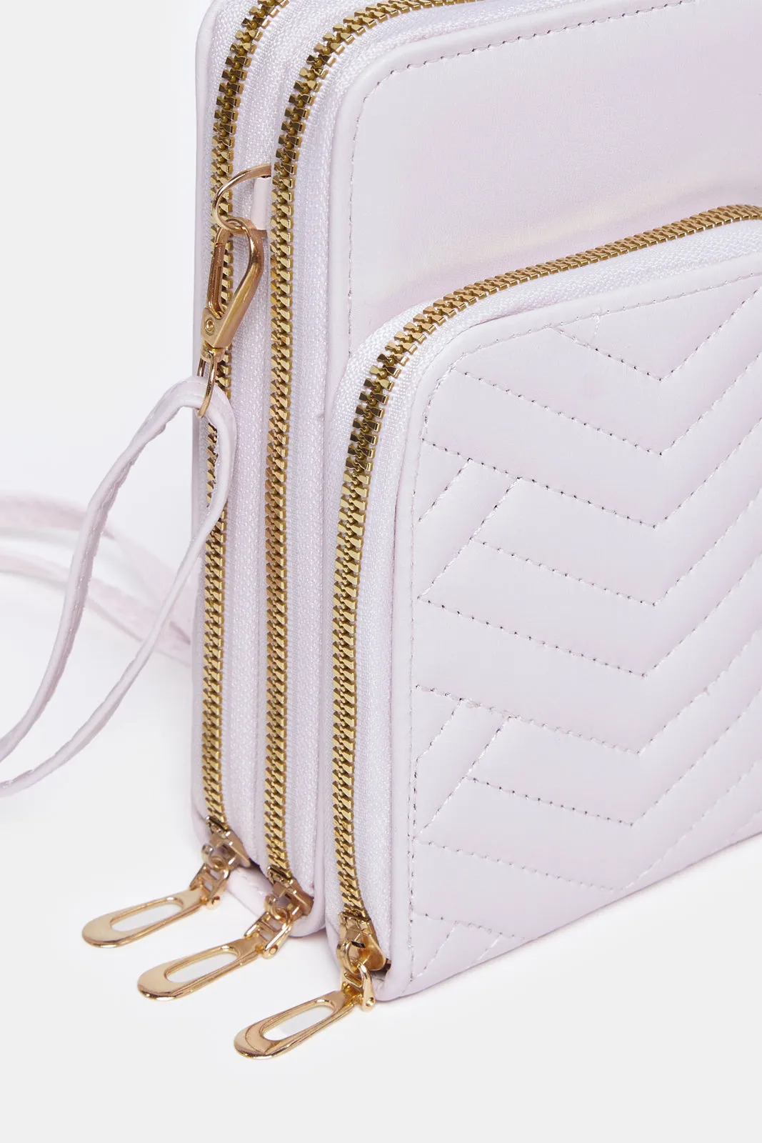 Women White Mobile Wallet