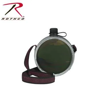 Woodland Camo Mini Desert Canteen